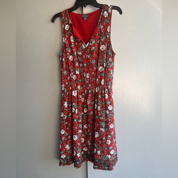 Market & Spruce Women’s S Midi Dress Floral Embroidered Boho Chic - Picture 2 of 14